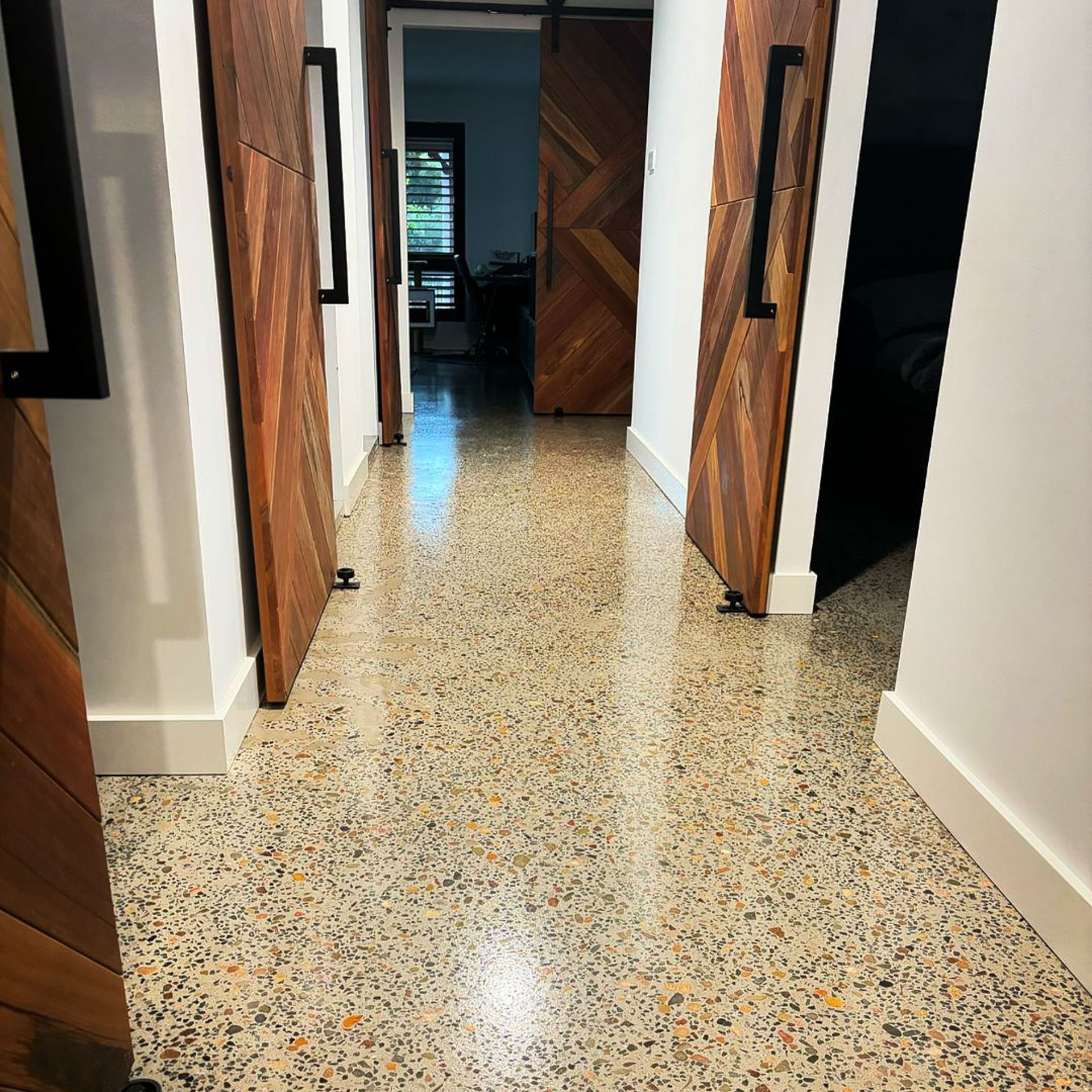 With years of experience, we have honed our skills and techniques to offer a wide range of flooring solutions including concrete polishing, epoxy coatings and custom finishes.